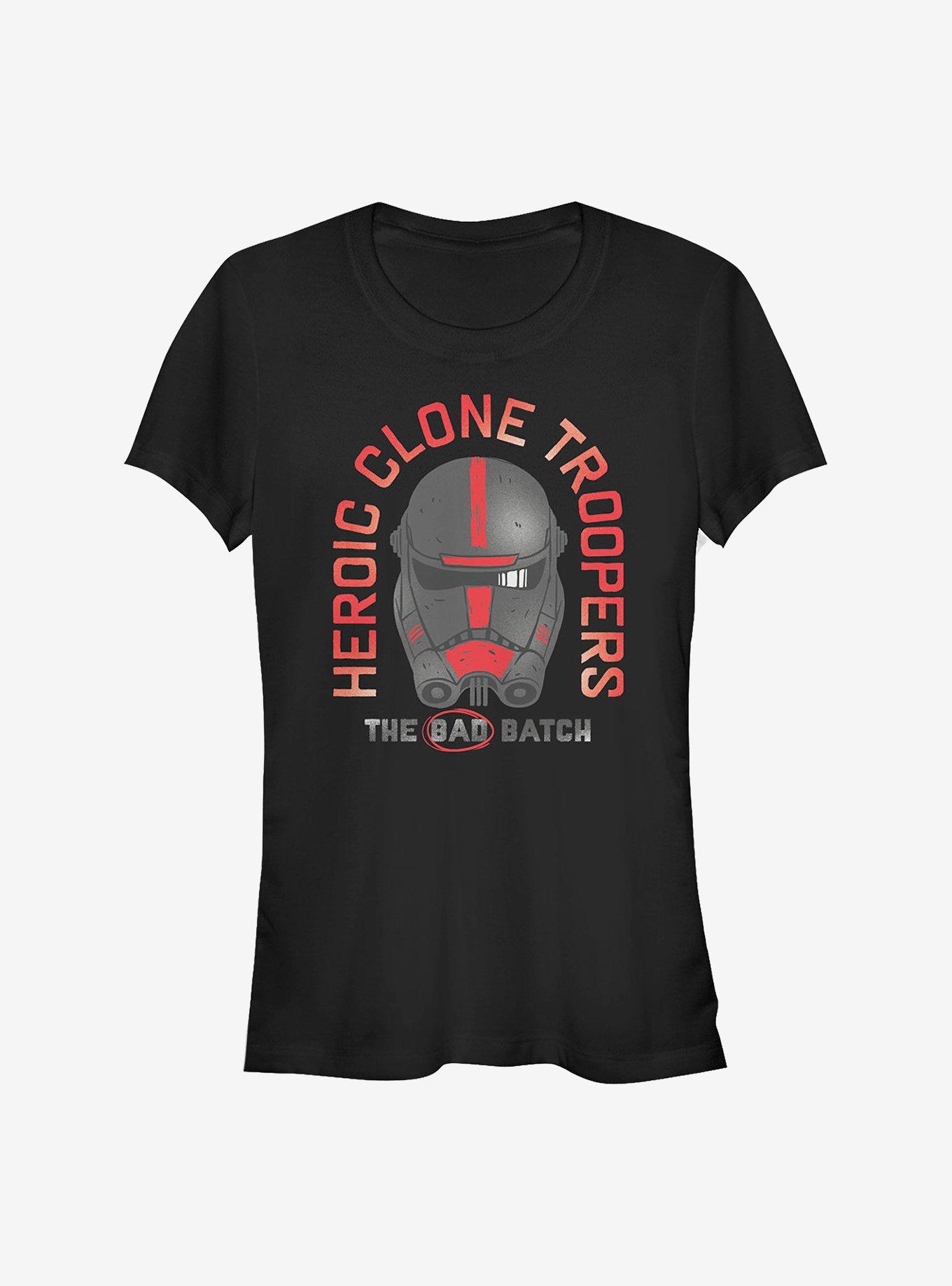 Star Wars: The Bad Batch Heroic Girls T-Shirt, BLACK, hi-res