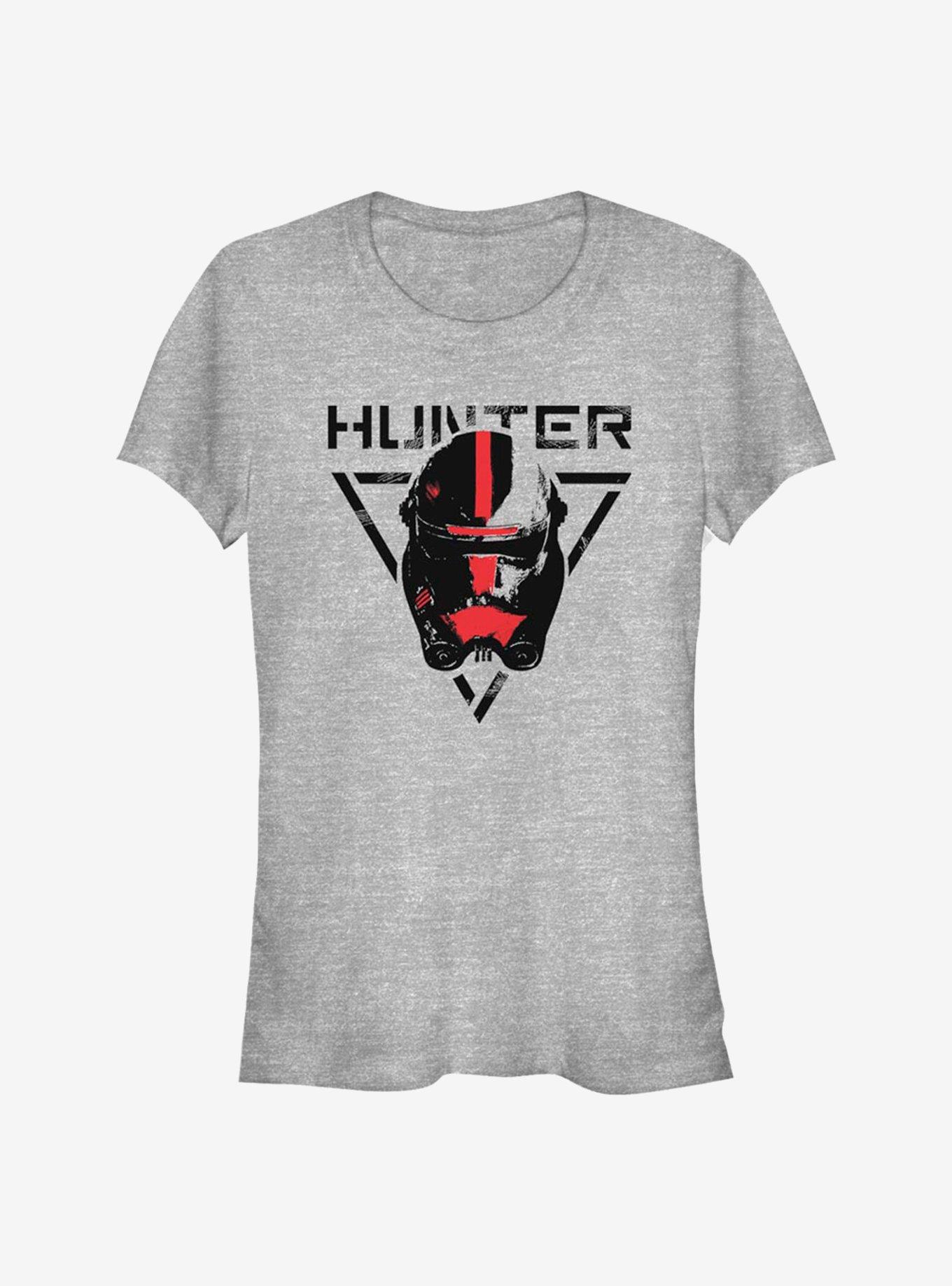 Star Wars: The Bad Batch Hunter Girls T-Shirt, ATH HTR, hi-res