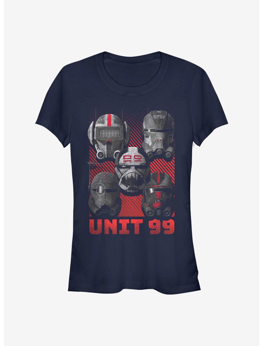 Star Wars: The Bad Batch Unit 99 Girls T-Shirt, NAVY, hi-res