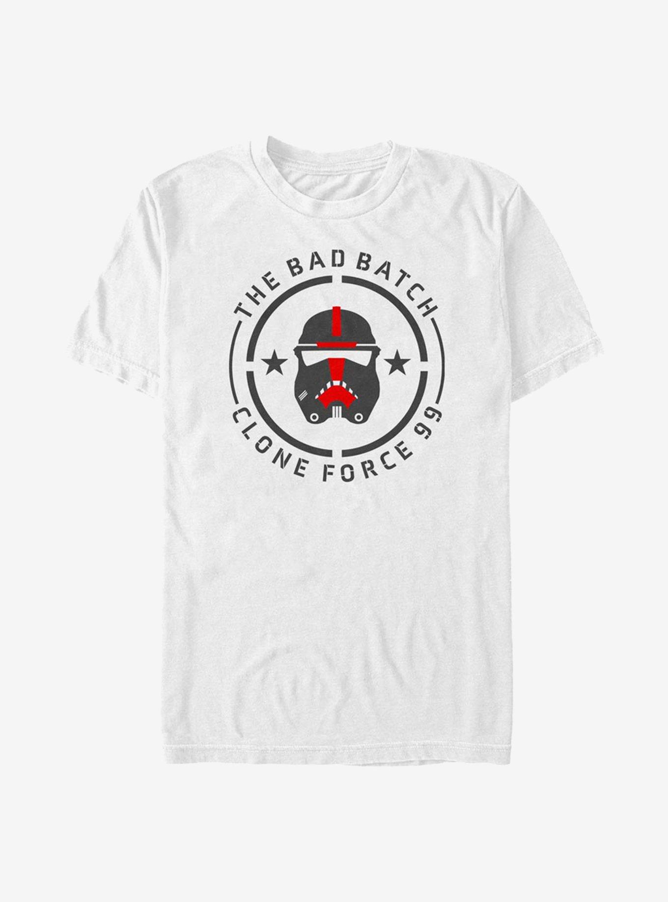 Star Wars: The Bad Batch Badge Clone T-Shirt, WHITE, hi-res