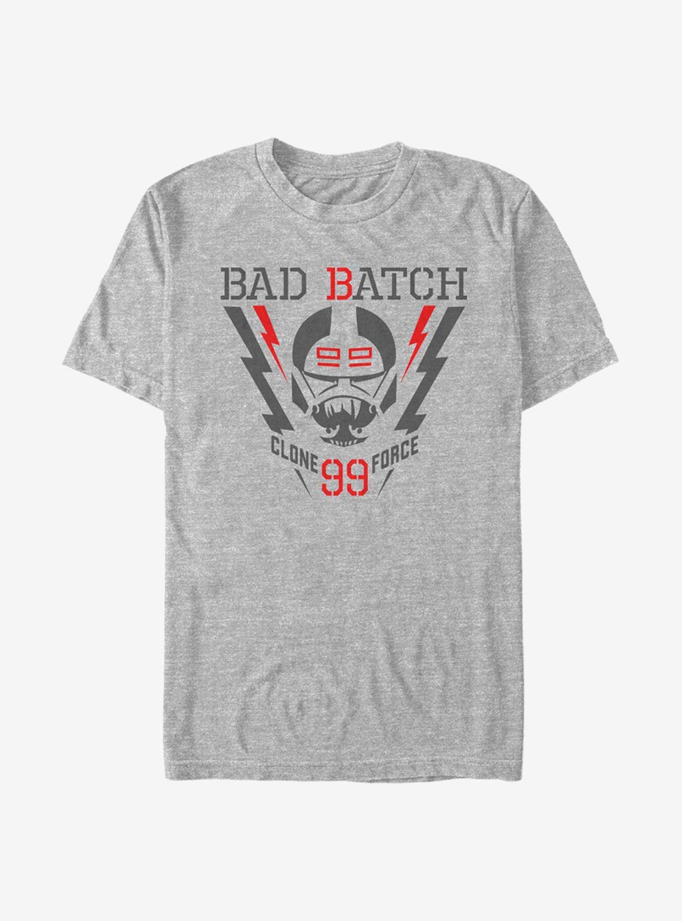 Star Wars: The Bad Batch Lightning Force T-Shirt, ATH HTR, hi-res