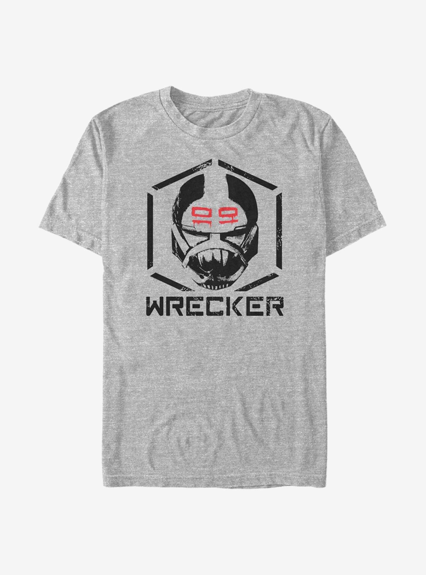 Star Wars: The Bad Batch Wrecker T-Shirt, ATH HTR, hi-res