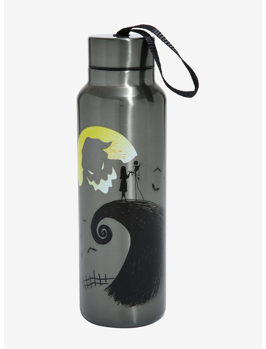 Disney The Nightmare Before Christmas Spiral Hill Stainless Steel Water Bottle, , hi-res