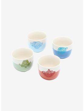 Avatar: The Last Airbender Four Nations Tea Cup Set - BoxLunch Exclusive, , hi-res