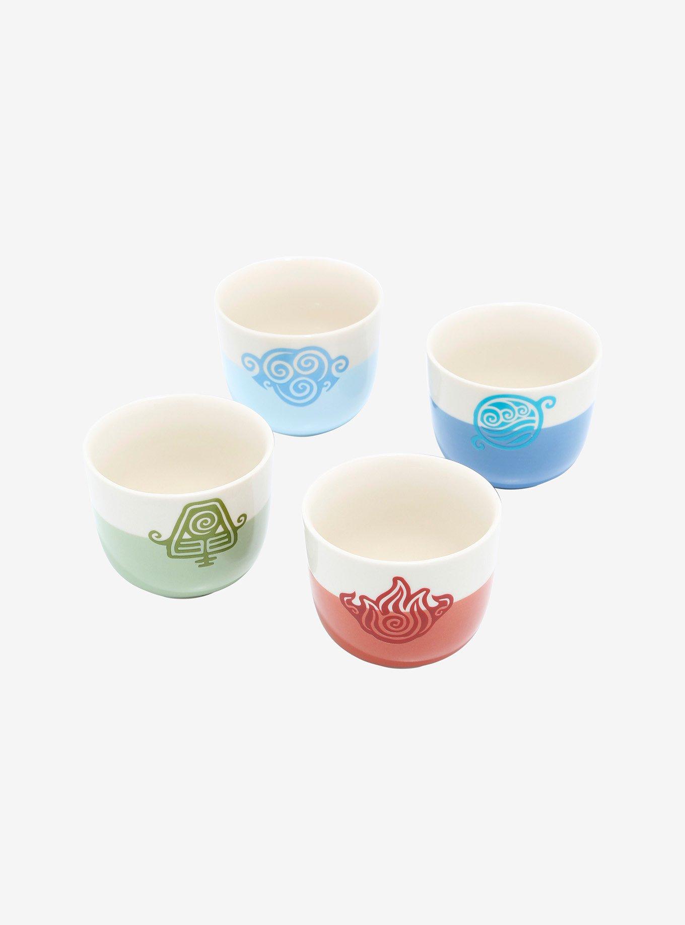 Avatar: The Last Airbender Four Nations Tea Cup Set - BoxLunch Exclusive, , hi-res