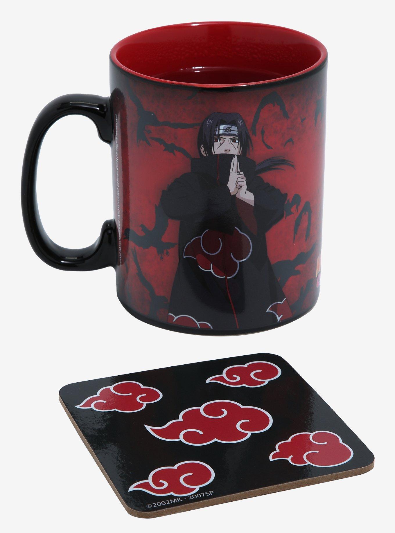 Naruto Shippuden Itachi & Kakashi Color Change Mug & Coaster Set  , , hi-res