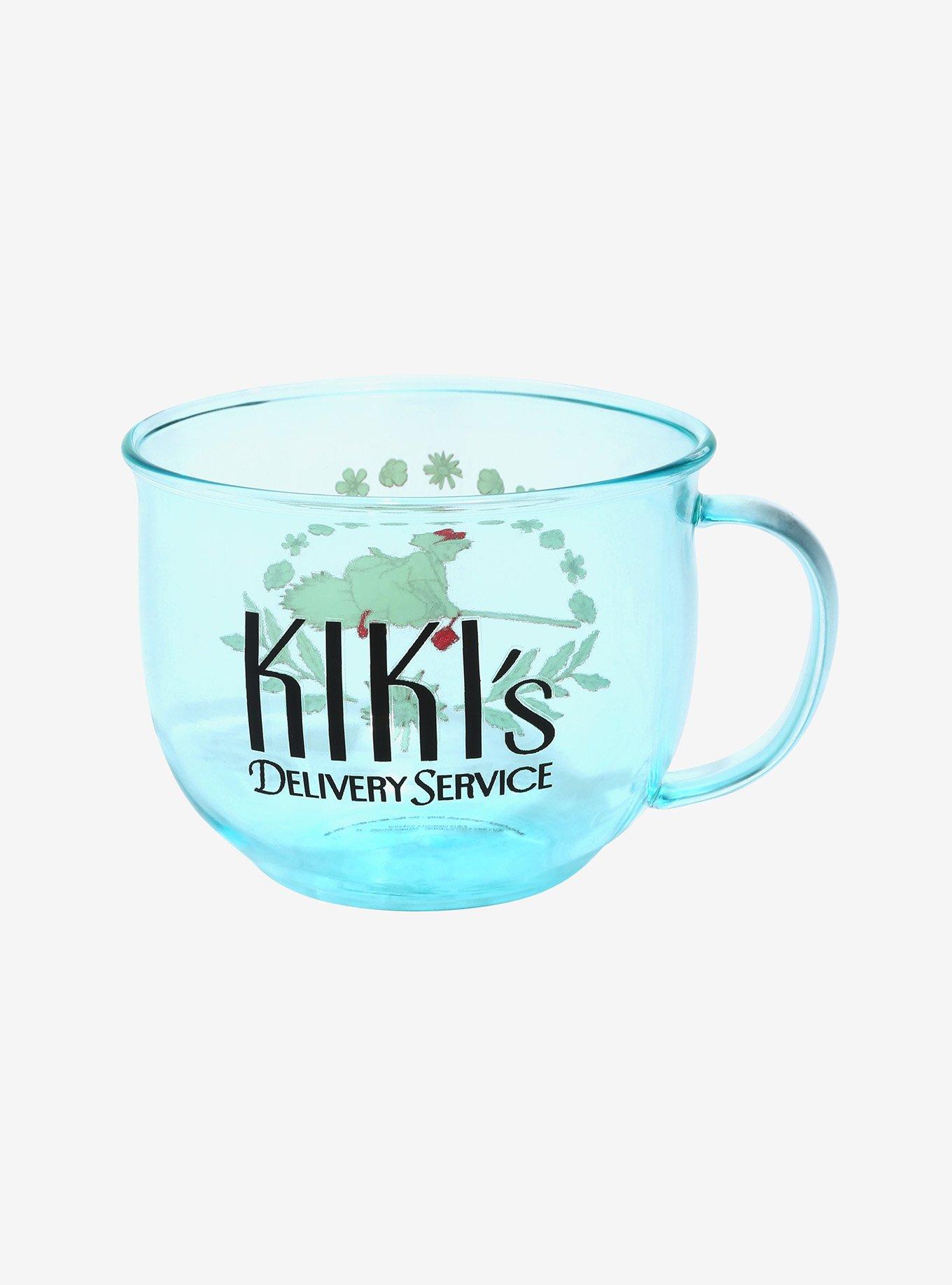 Studio Ghibli Kiki's Delivery Service Floral Glass Mug - BoxLunch Exclusive, , hi-res