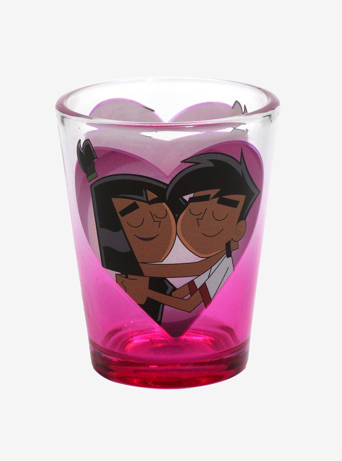 Danny Phantom Heart Mini Glass - BoxLunch Exclusive, , hi-res