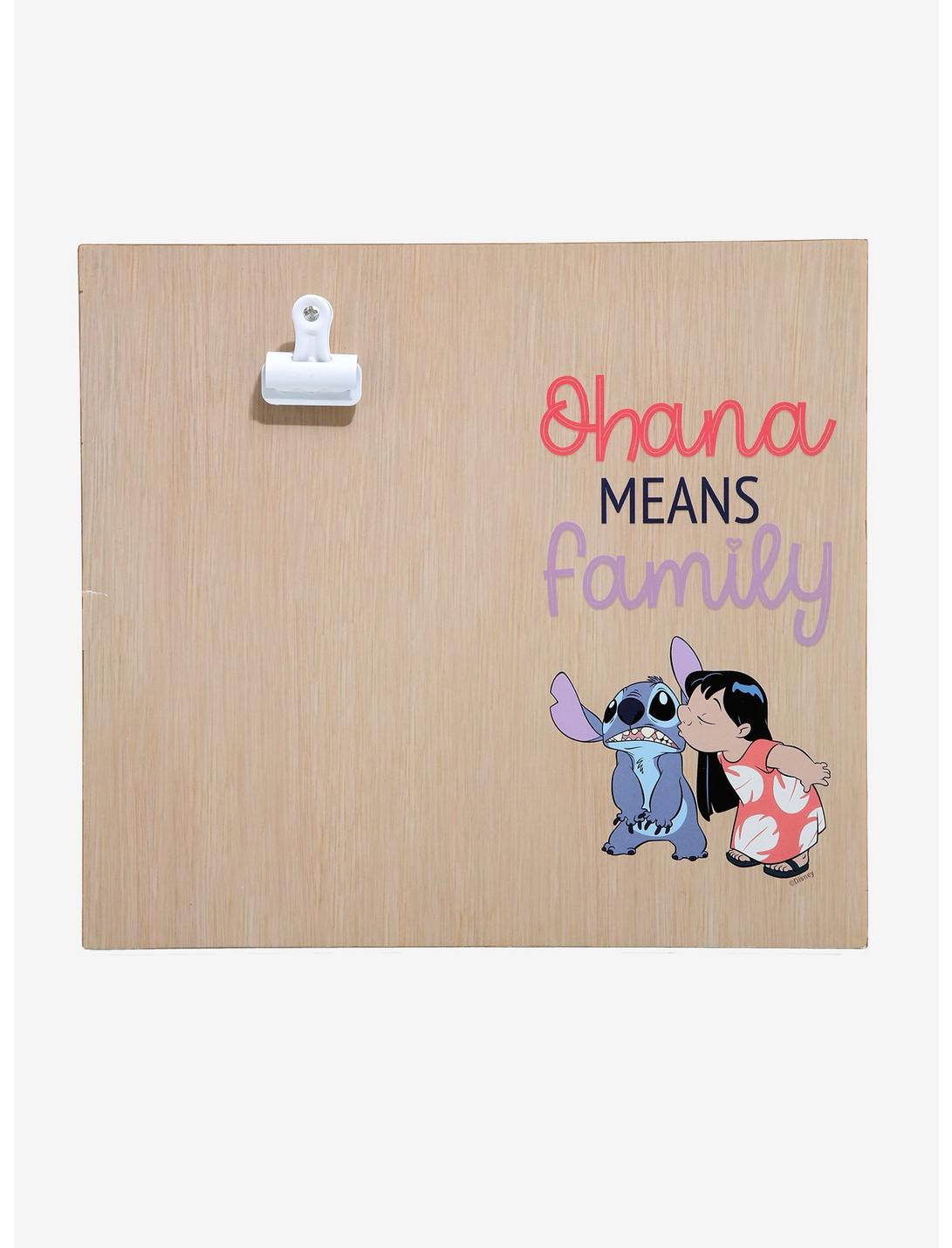 Disney Lilo & Stitch Ohana Means Family Clip Photo Frame - BoxLunch Exclusive, , hi-res