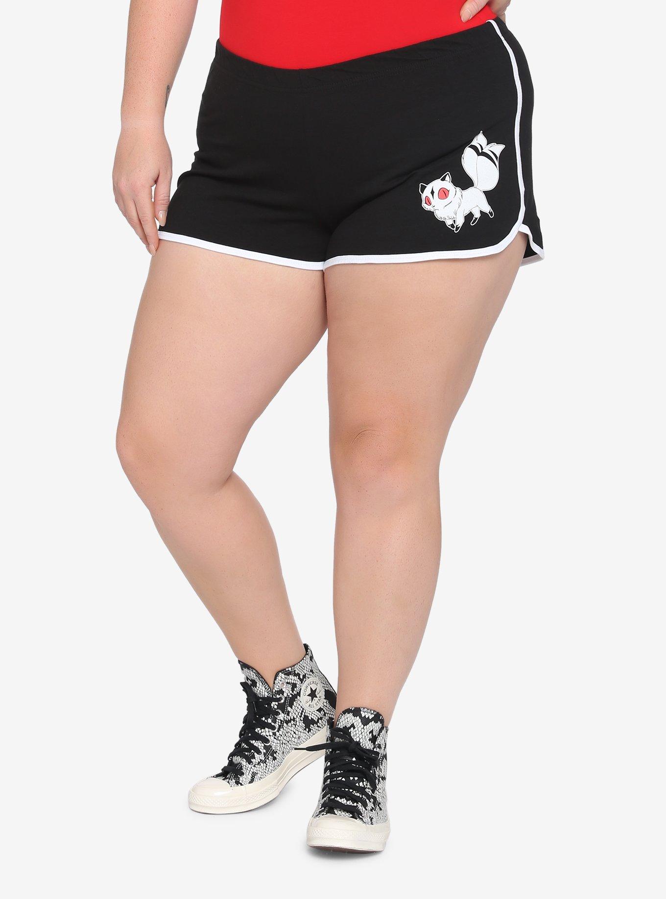 InuYasha Kirara Soft Shorts Plus Size, MULTI, hi-res