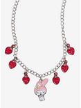 My Melody Strawberry Dangle Charm Necklace, , hi-res