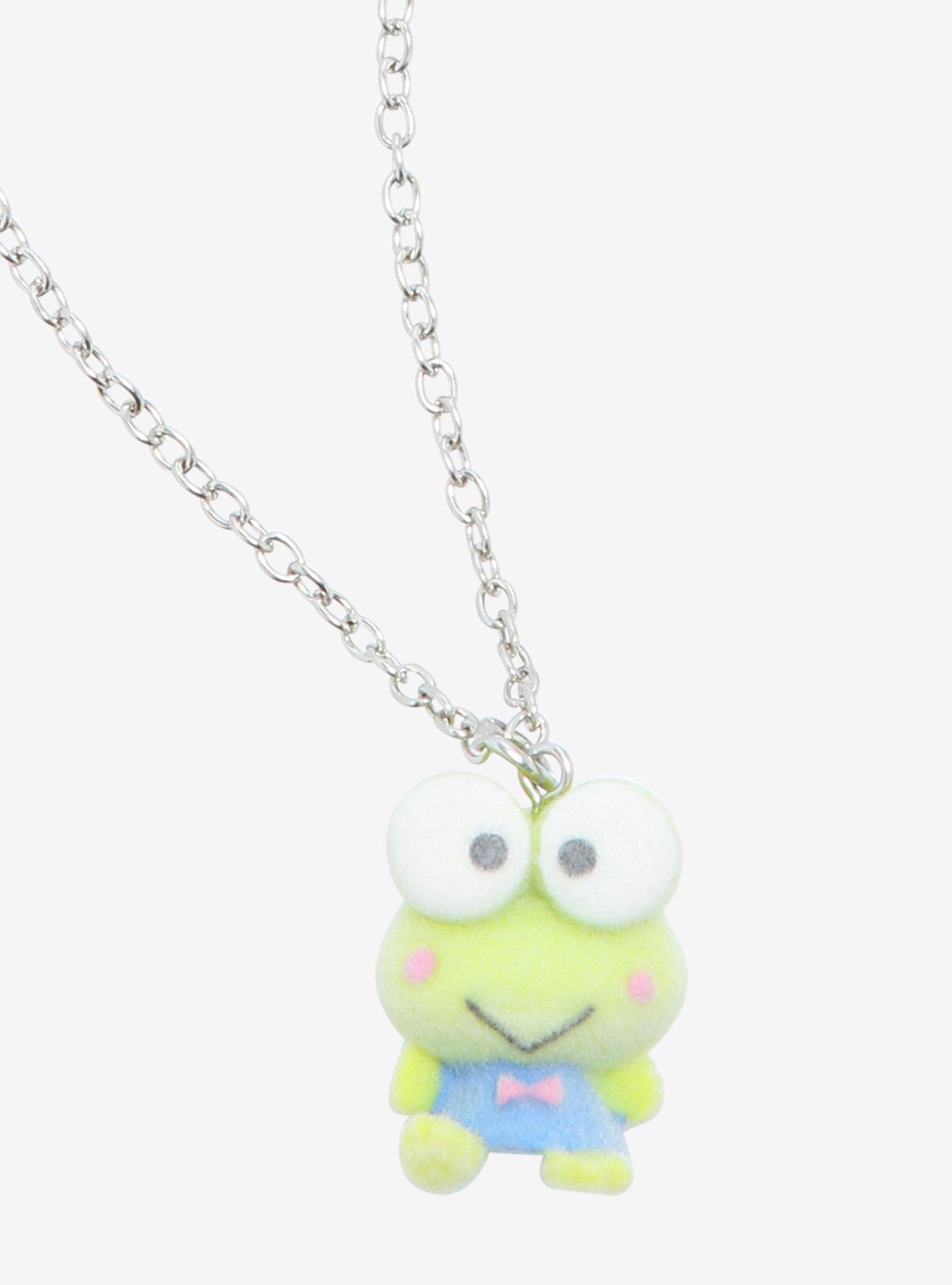 Keroppi Fuzzy 3D Necklace, , hi-res