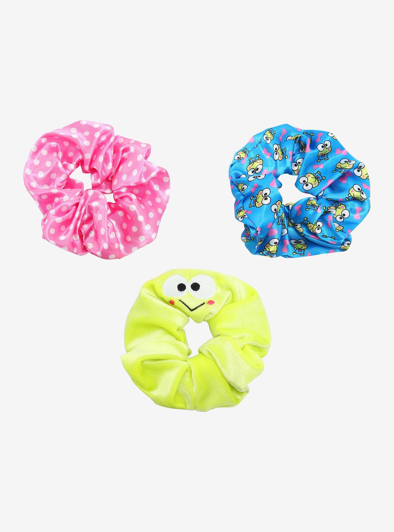 Keroppi Bright Scrunchie Set, , hi-res