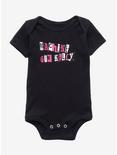 Machine Gun Kelly Logo Infant Bodysuit, BLACK, hi-res