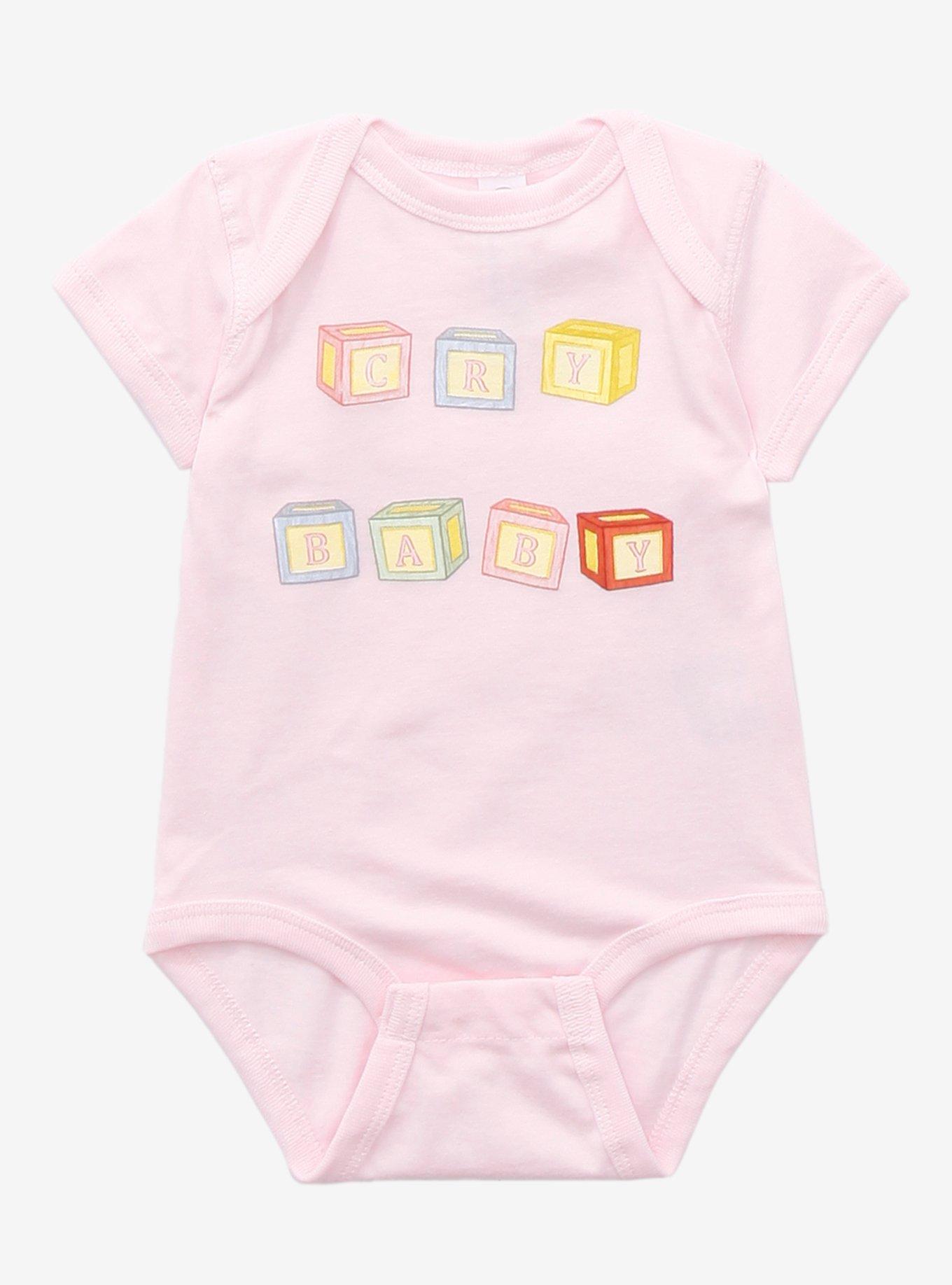 Melanie Martinez Cry Baby Infant Bodysuit, PINK, hi-res