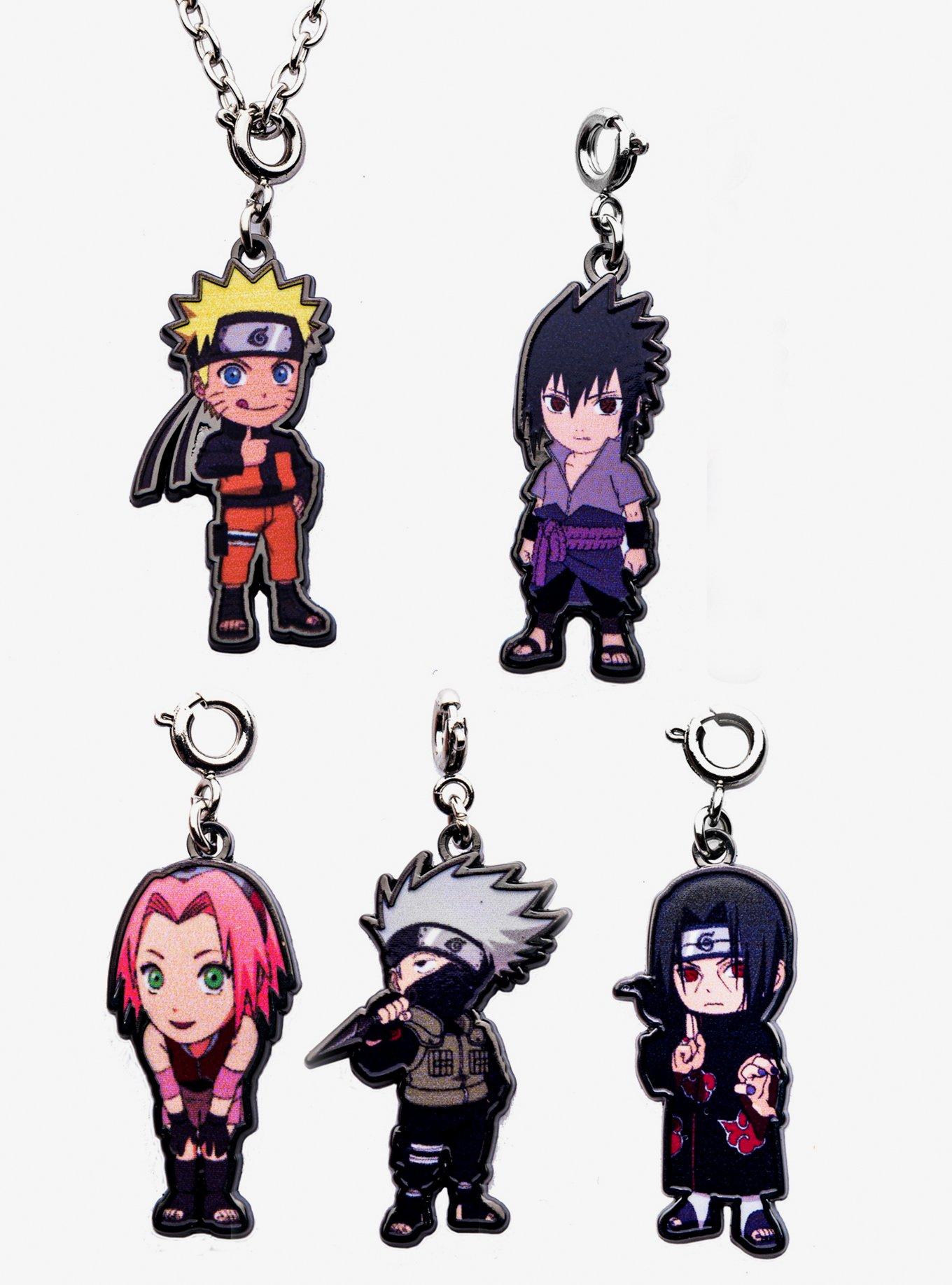 Naruto Shippuden Anime Kakashi Character ID Badge Holder Lanyard w/Kakashi  Rubber Pendant and Collectible Sticker