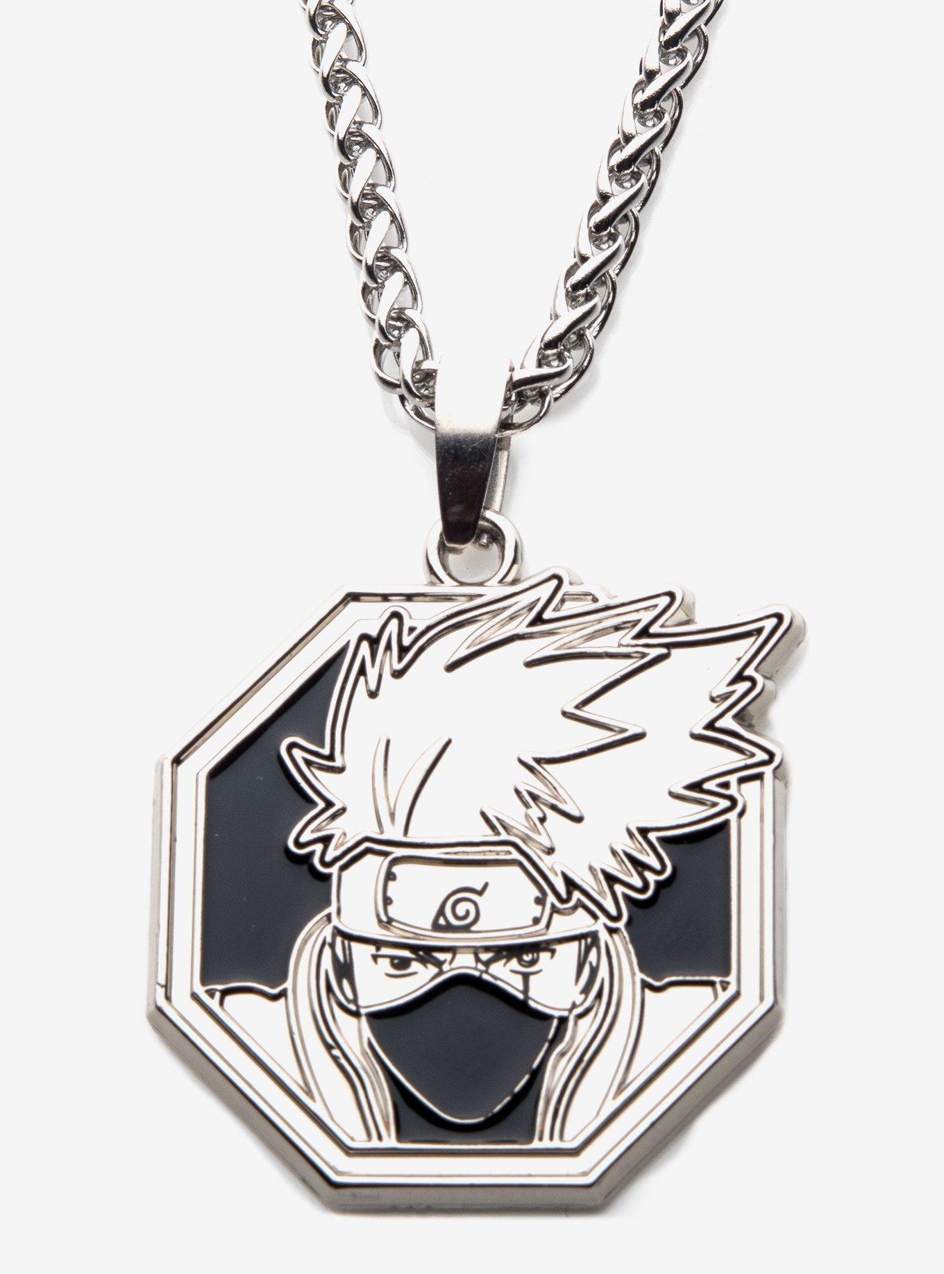 【King Ice】Naruto x Kakashi デザイン ネックレス Kakashi Necklace | Naruto Streetwear Jewelry | King Ice
