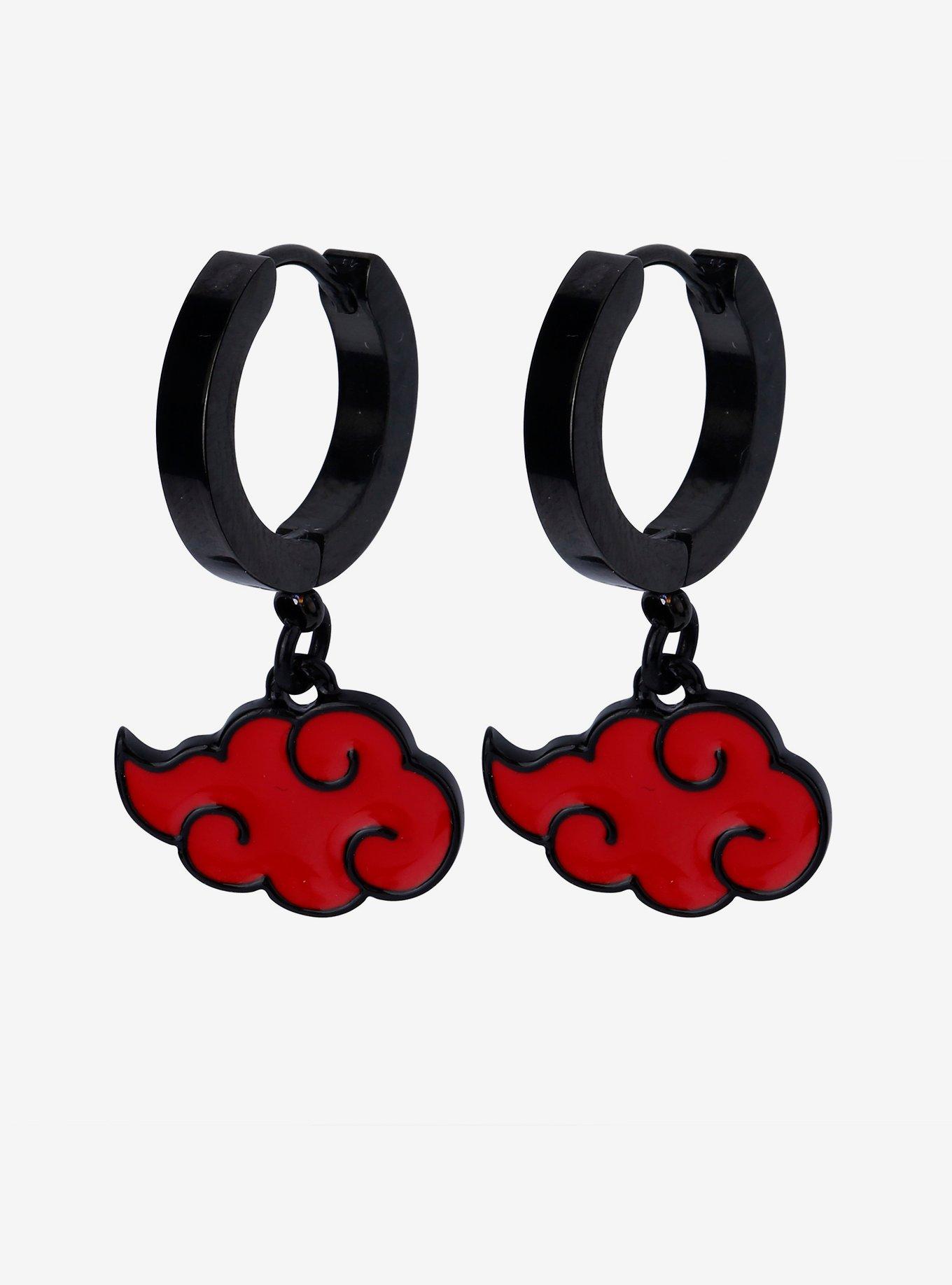 Naruto Akatsuki cloud earrings pendant