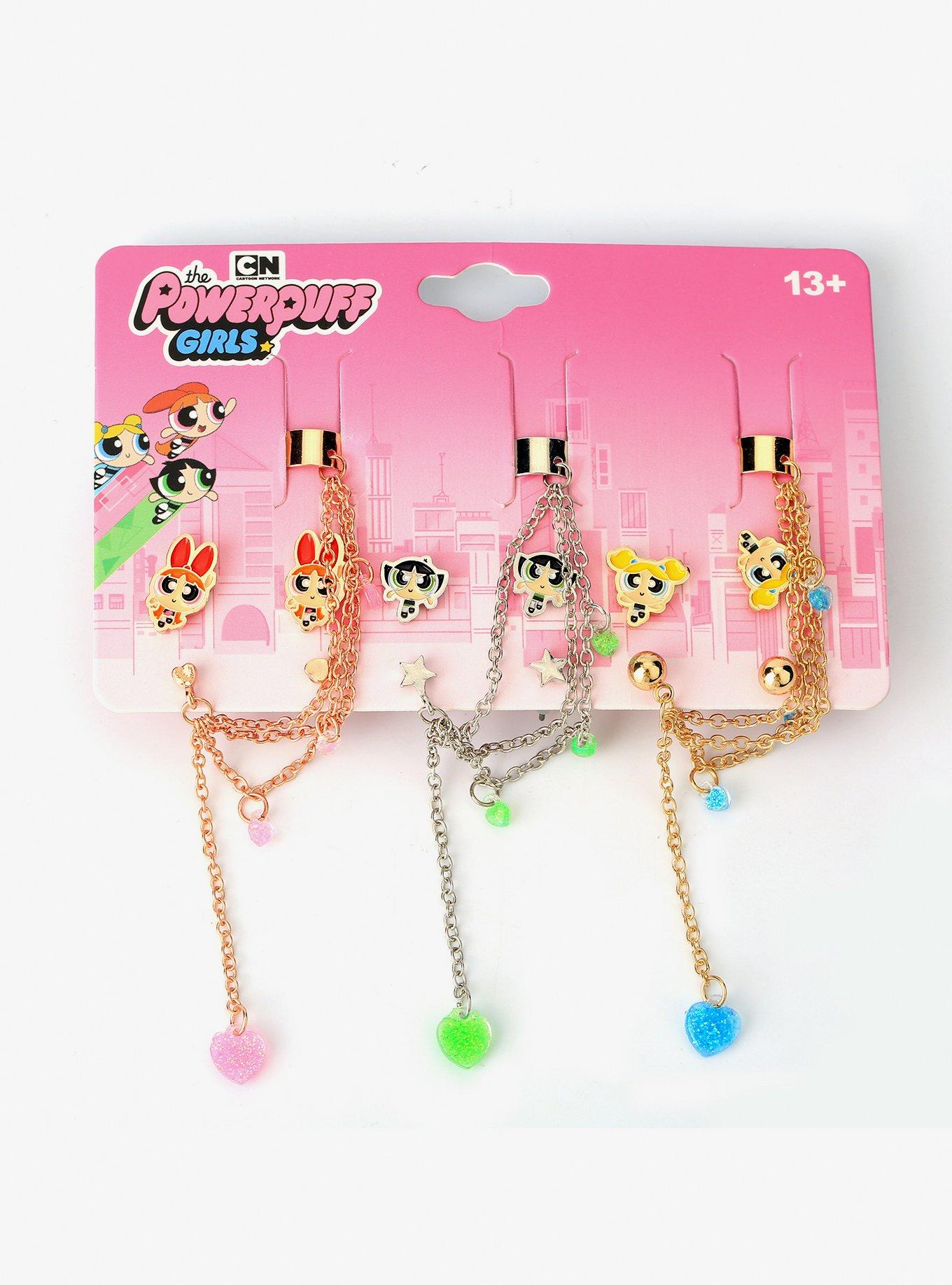 The Powerpuff Girls Cuff Earring Set, , hi-res