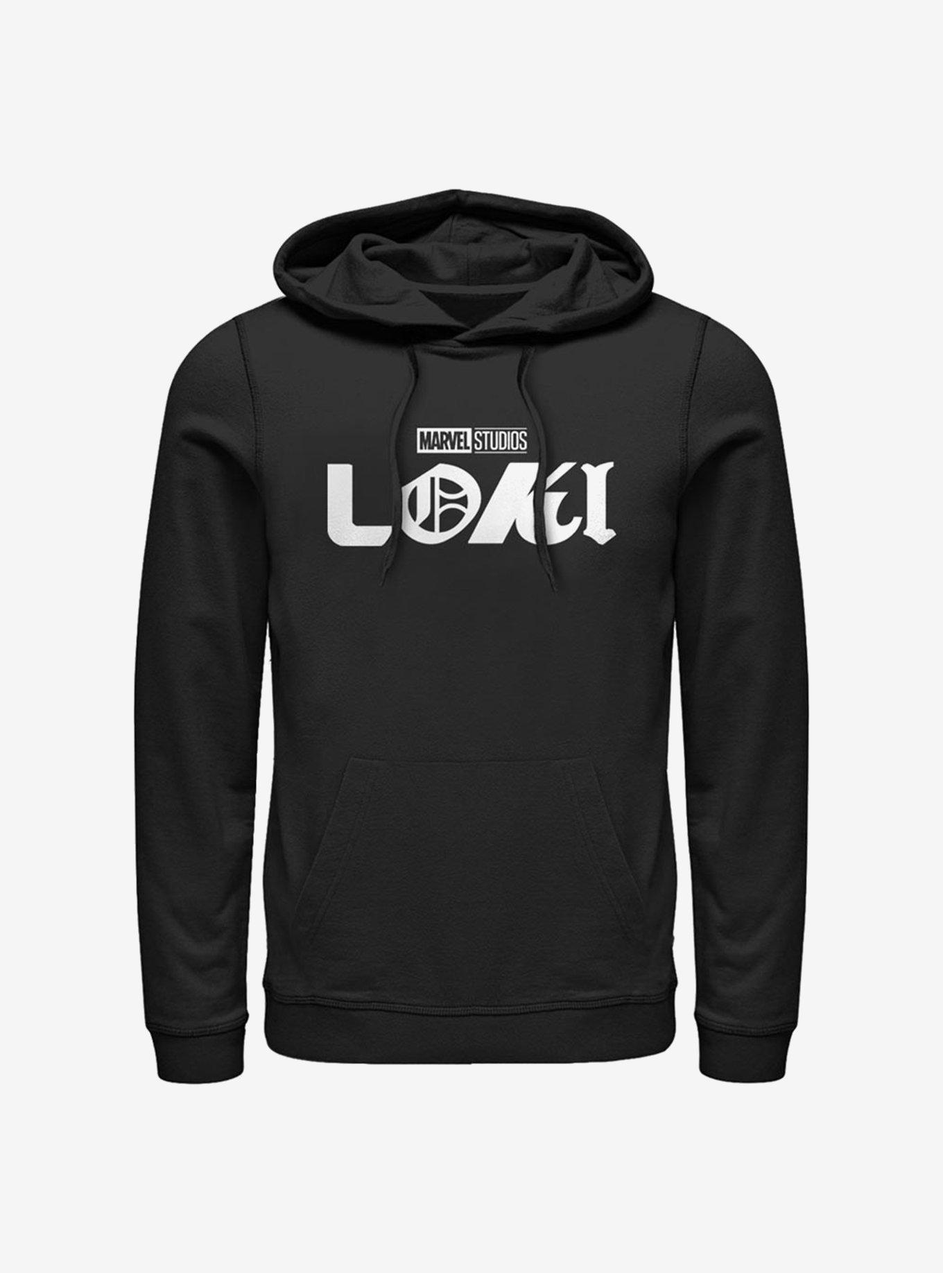 Marvel Loki Logo Hoodie, BLACK, hi-res