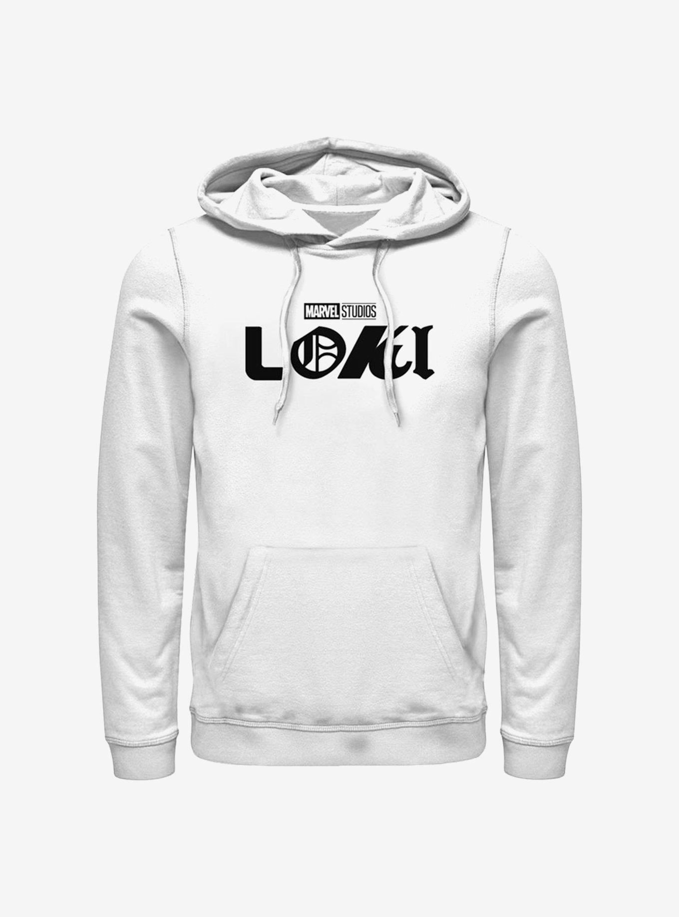 Marvel Loki Logo Hoodie, WHITE, hi-res