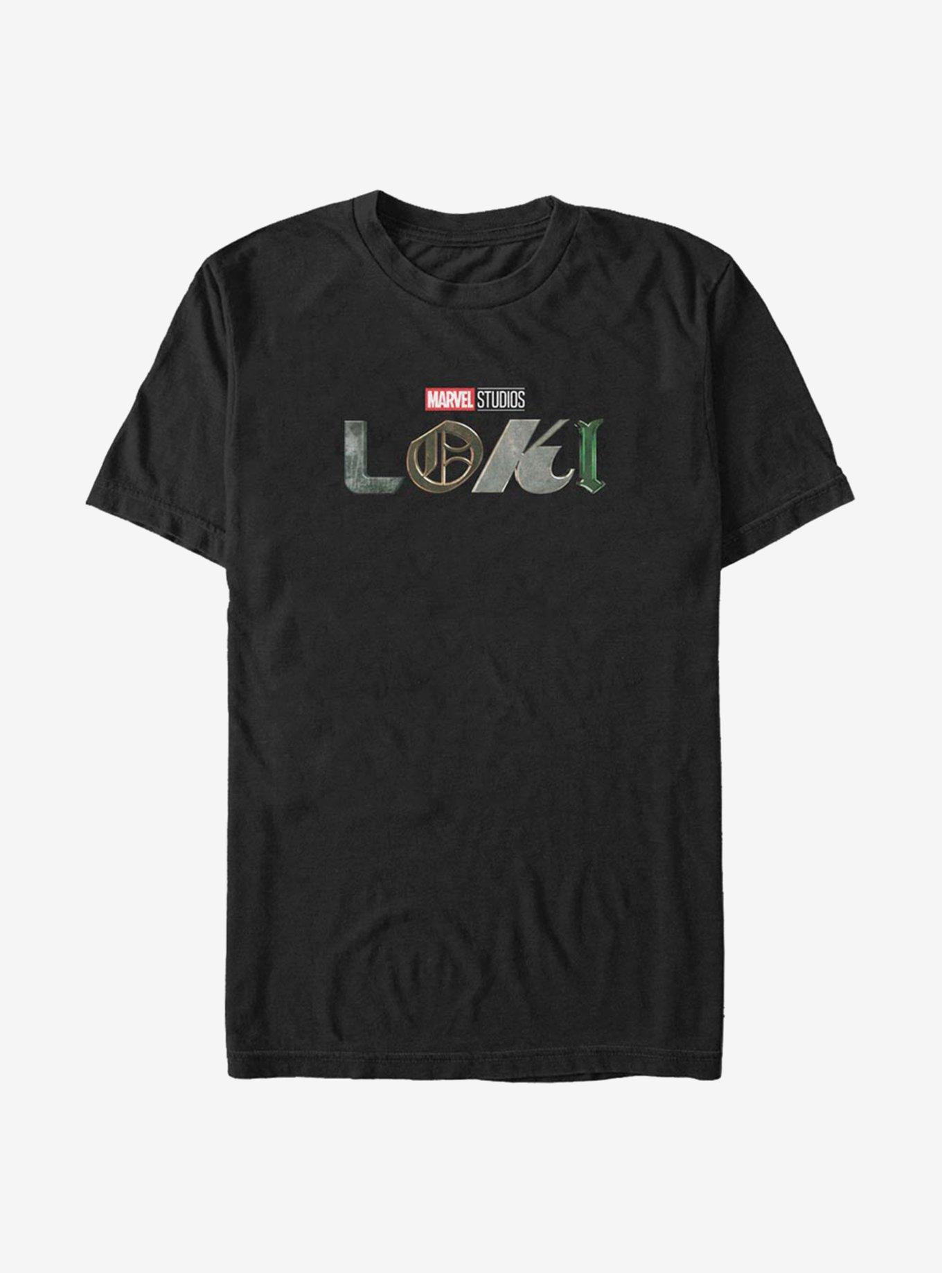 Marvel Loki Logo T-Shirt, BLACK, hi-res