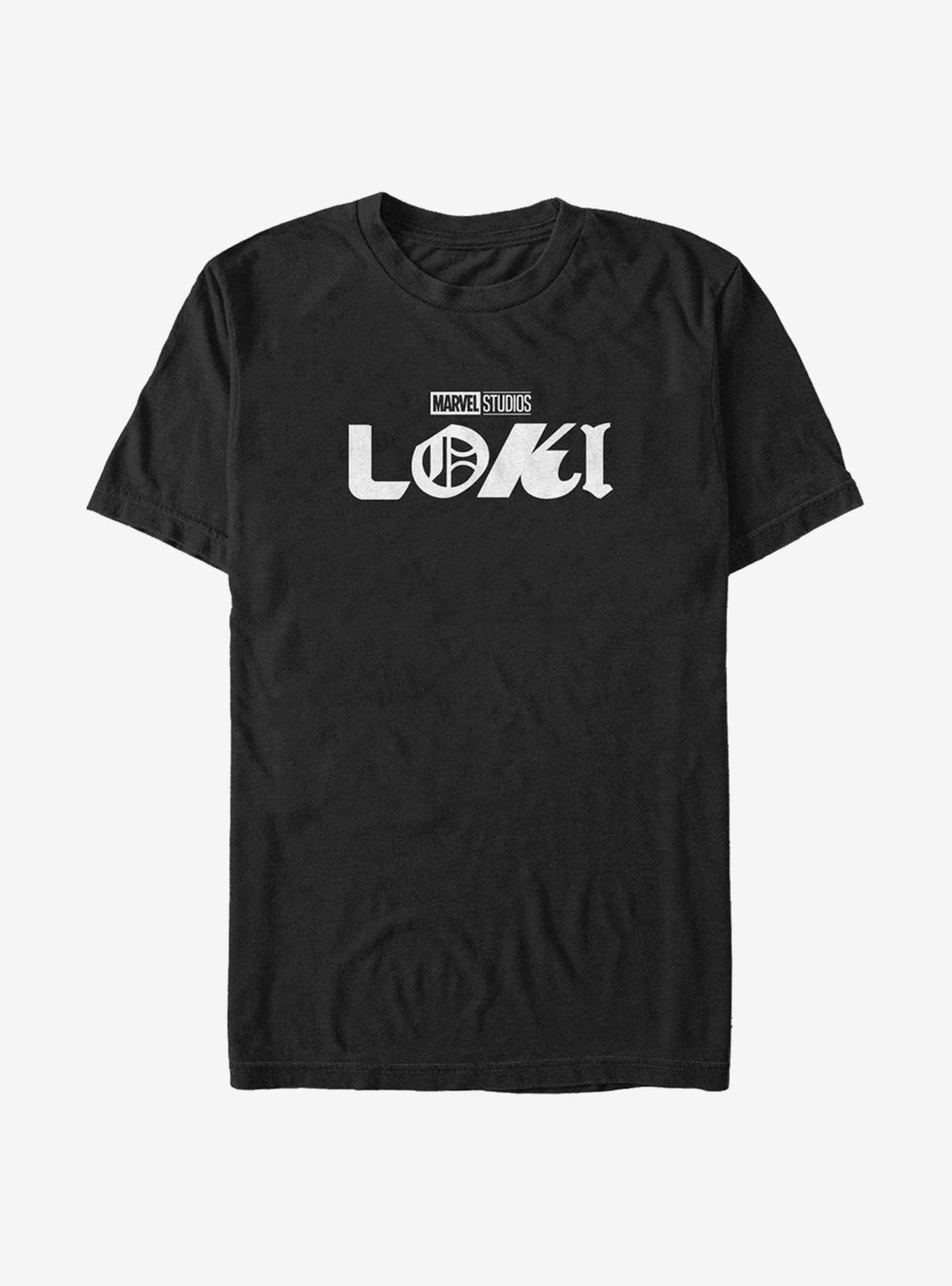 Marvel Loki Logo T-Shirt, BLACK, hi-res