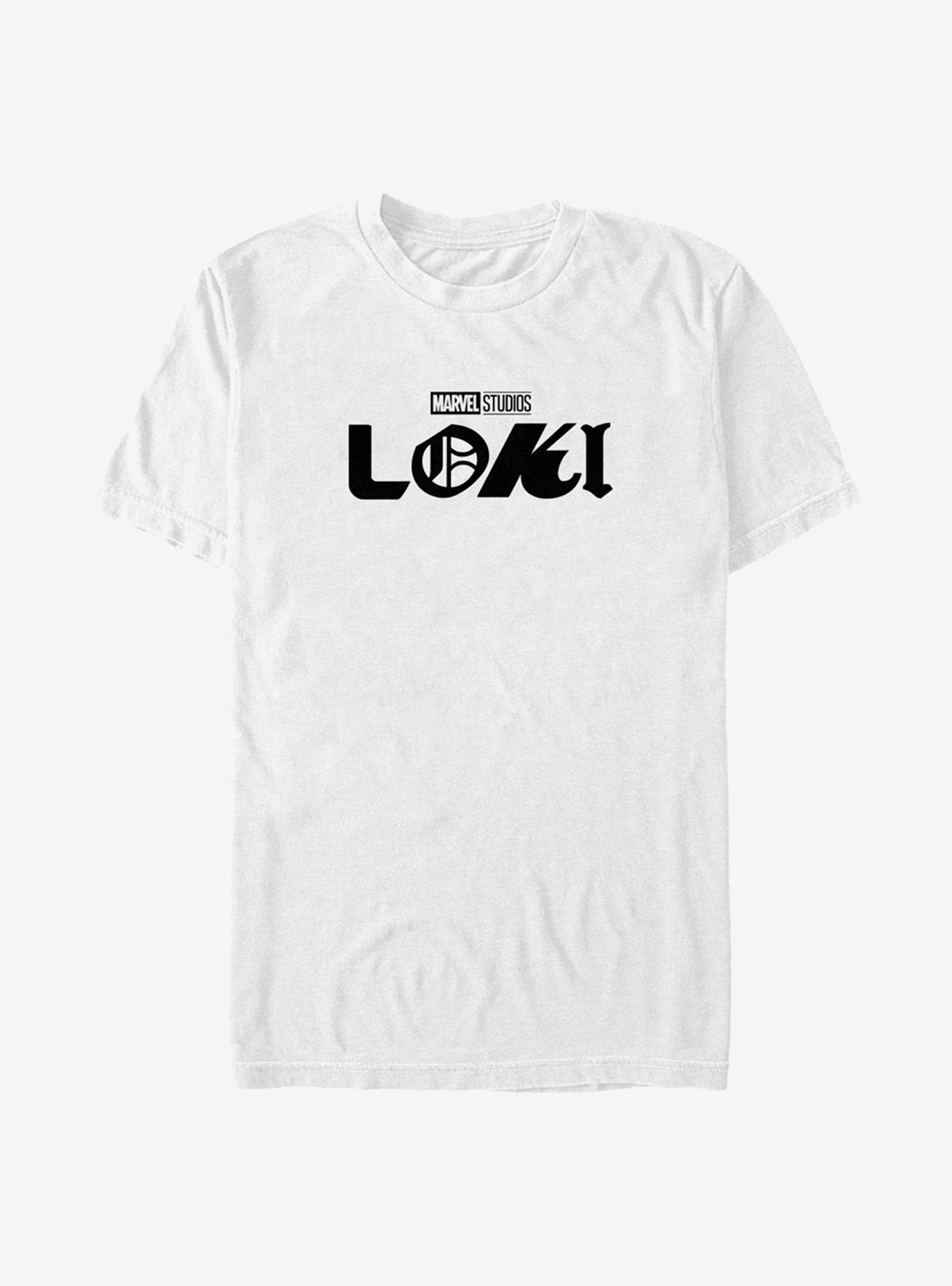 Marvel Loki Logo T-Shirt, WHITE, hi-res
