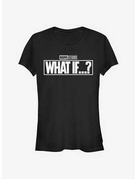 Marvel What If...? Black And White Girls T-Shirt, , hi-res