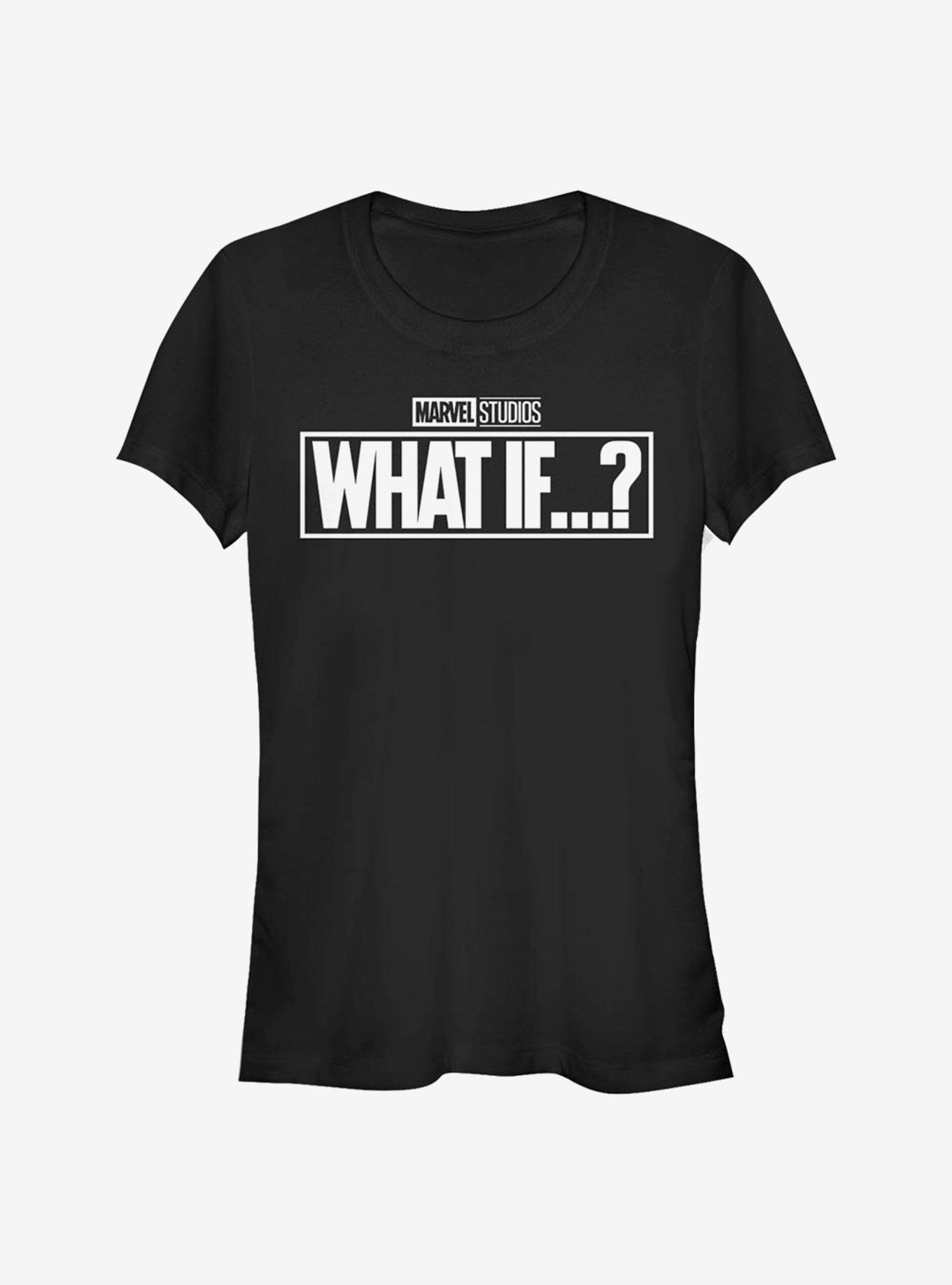 Marvel What If...? Black And White Girls T-Shirt, BLACK, hi-res