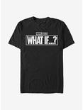 Marvel What If...? Black And White T-Shirt, BLACK, hi-res