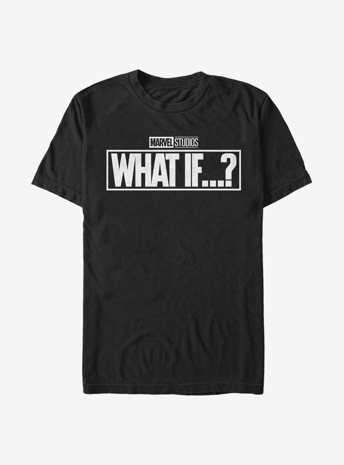 Marvel What If...? Black And White T-Shirt, BLACK, hi-res