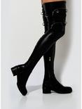 Azalea Wang Form And Function Thigh High Flat Boot, BLACK, hi-res
