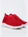 Azalea Wang Girl's Best Friend Diamond Sneaker Red, RED, hi-res
