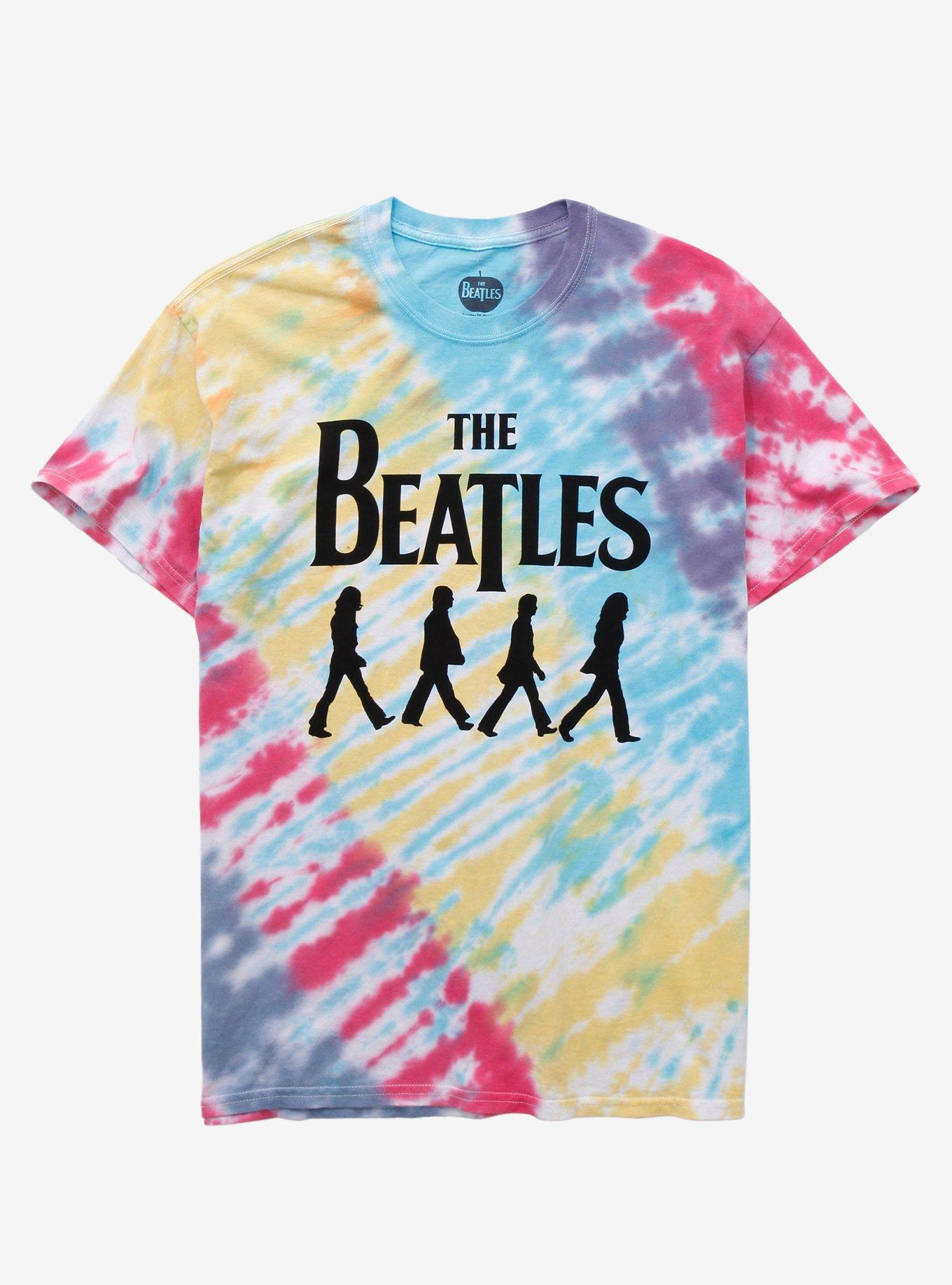 The Beatles Silhouette Tie-Dye T-Shirt, MULTI, hi-res