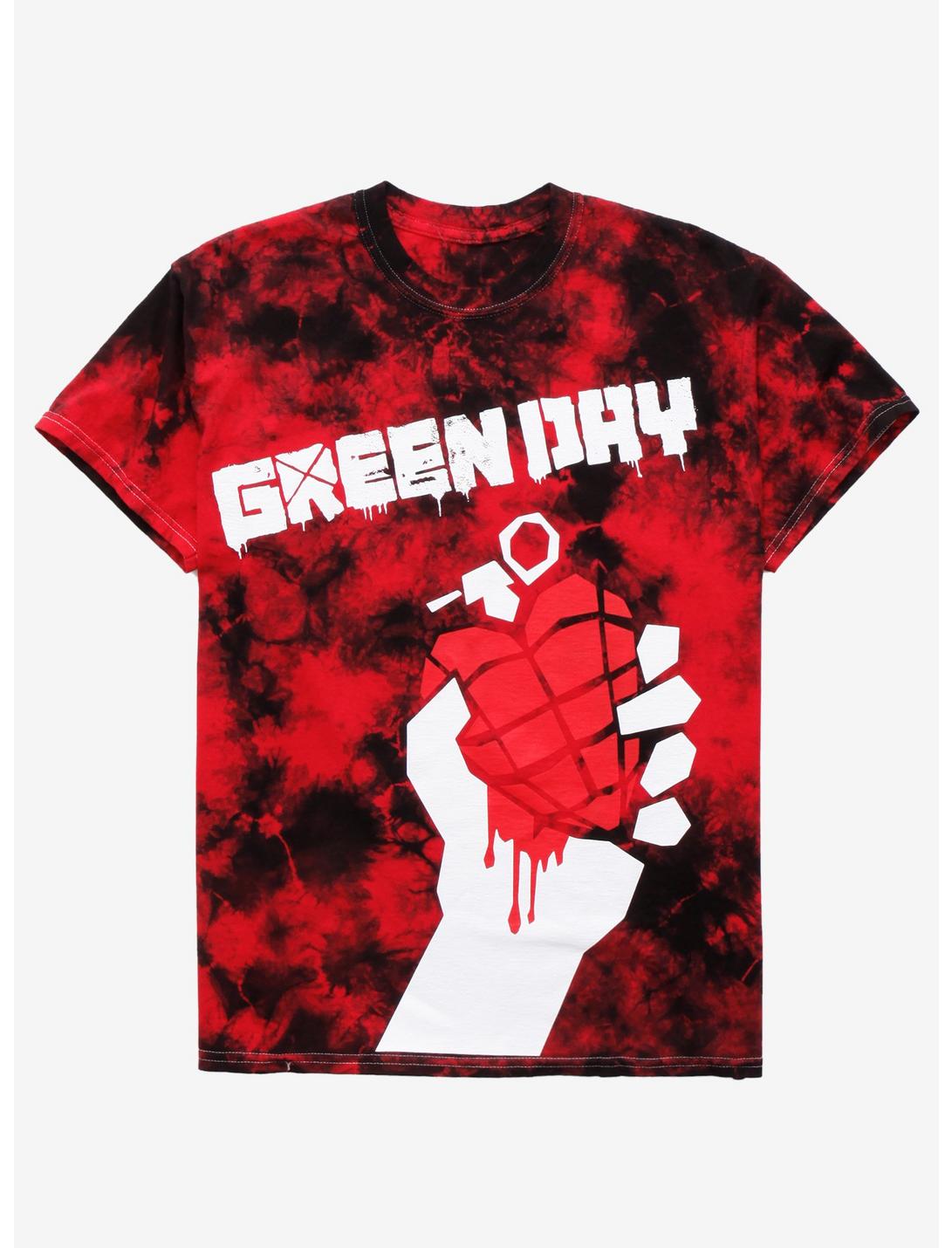 Green Day American Idiot Tie-Dye T-Shirt, MULTI, hi-res
