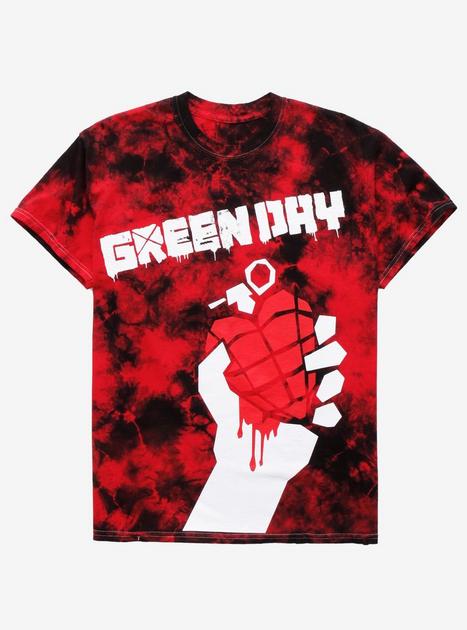 Green Day American Idiot Tie-Dye T-Shirt Hot Topic