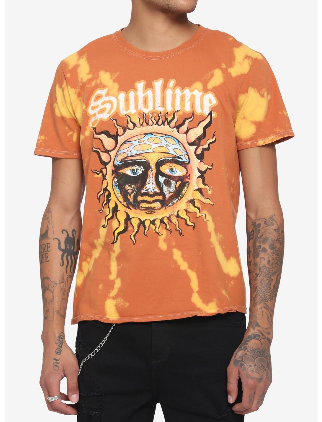 Sublime Sun Bleach T-Shirt, BURNT ORANGE, hi-res
