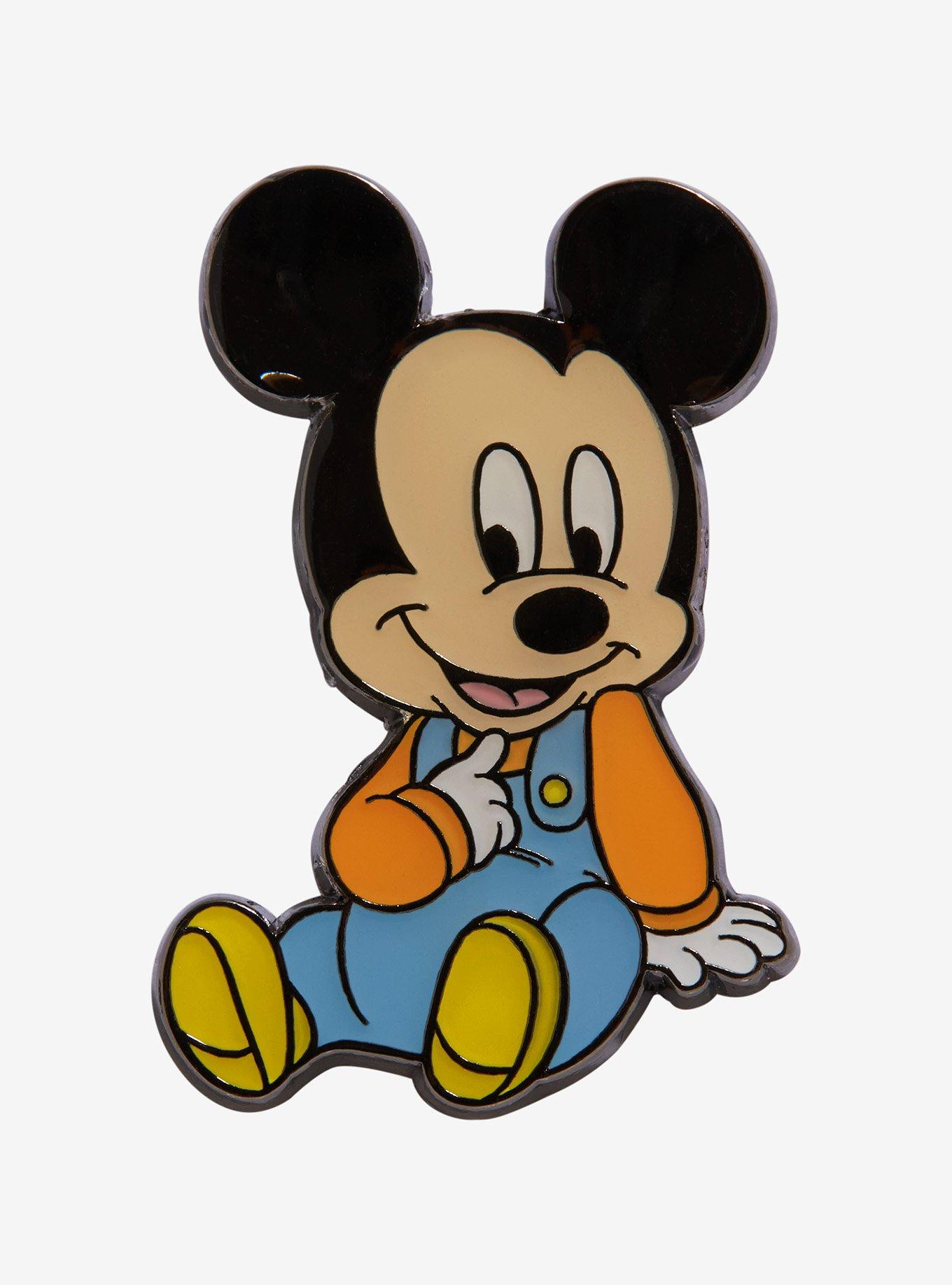 Loungefly Disney Mickey Mouse Lollipop Ears Red Enamel Pin, , hi-res