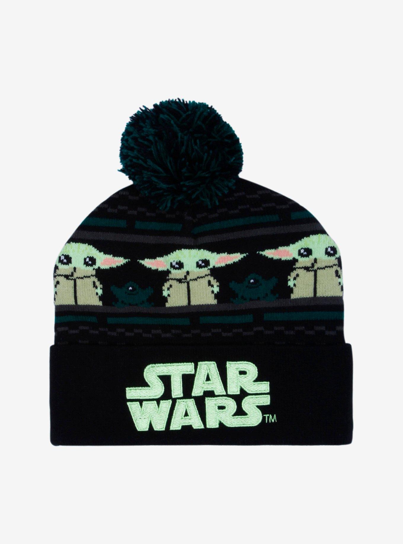 Star Wars The Mandalorian The Child Fair Isle Pom Beanie, , hi-res