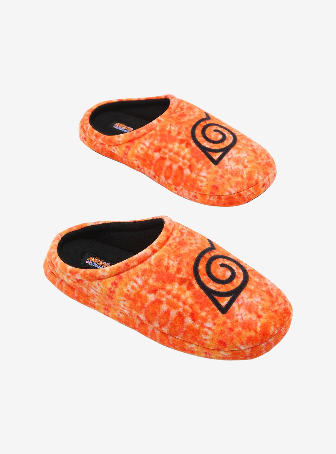 Naruto Shippuden Tie-Dye Hidden Leaf Village Slippers, TIE DYE, hi-res