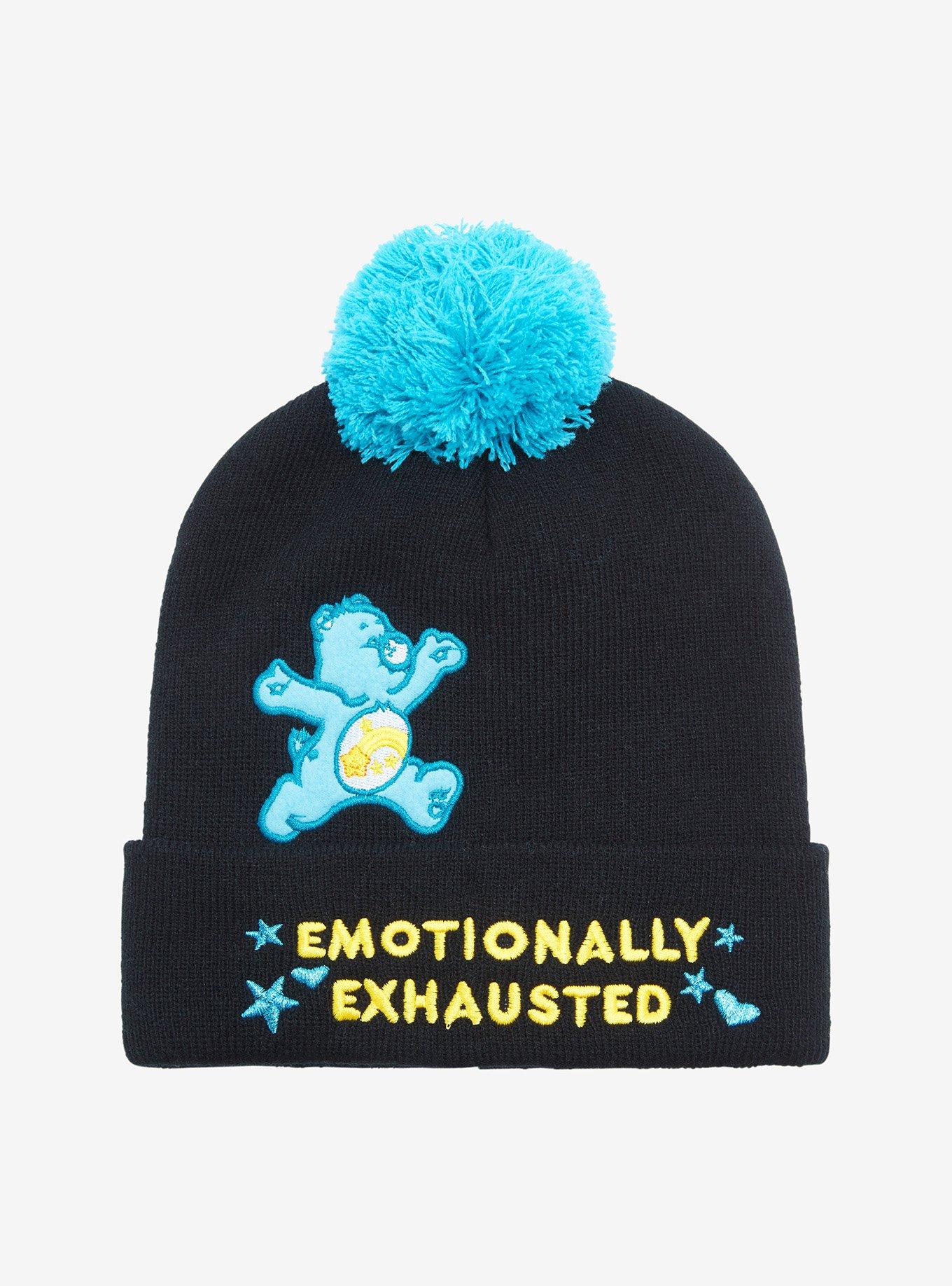 Care Bear Wish Bear Emotionally Exhausted Pom Beanie, , hi-res