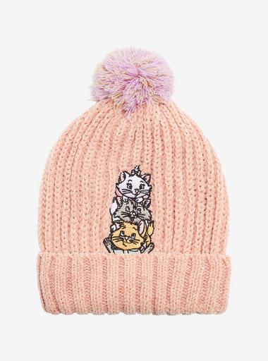 Disney Aristocats Peeking Cats Pom Beanie Hot Topic