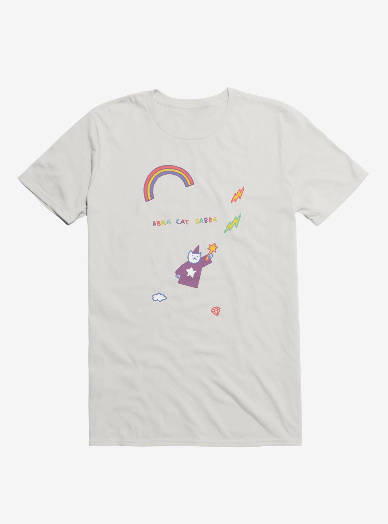 Abra Cat Dabra T-Shirt, WHITE, hi-res