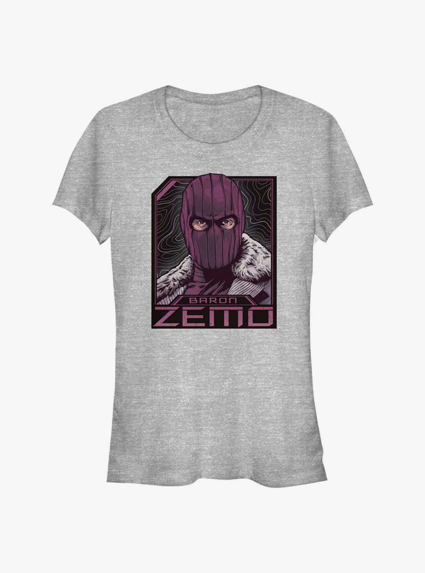 Marvel The Falcon And The Winter Soldier Badge Of Baron Zemo Girls T-Shirt, , hi-res