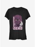 Marvel The Falcon And The Winter Soldier Named Baron Zemo Girls T-Shirt, BLACK, hi-res