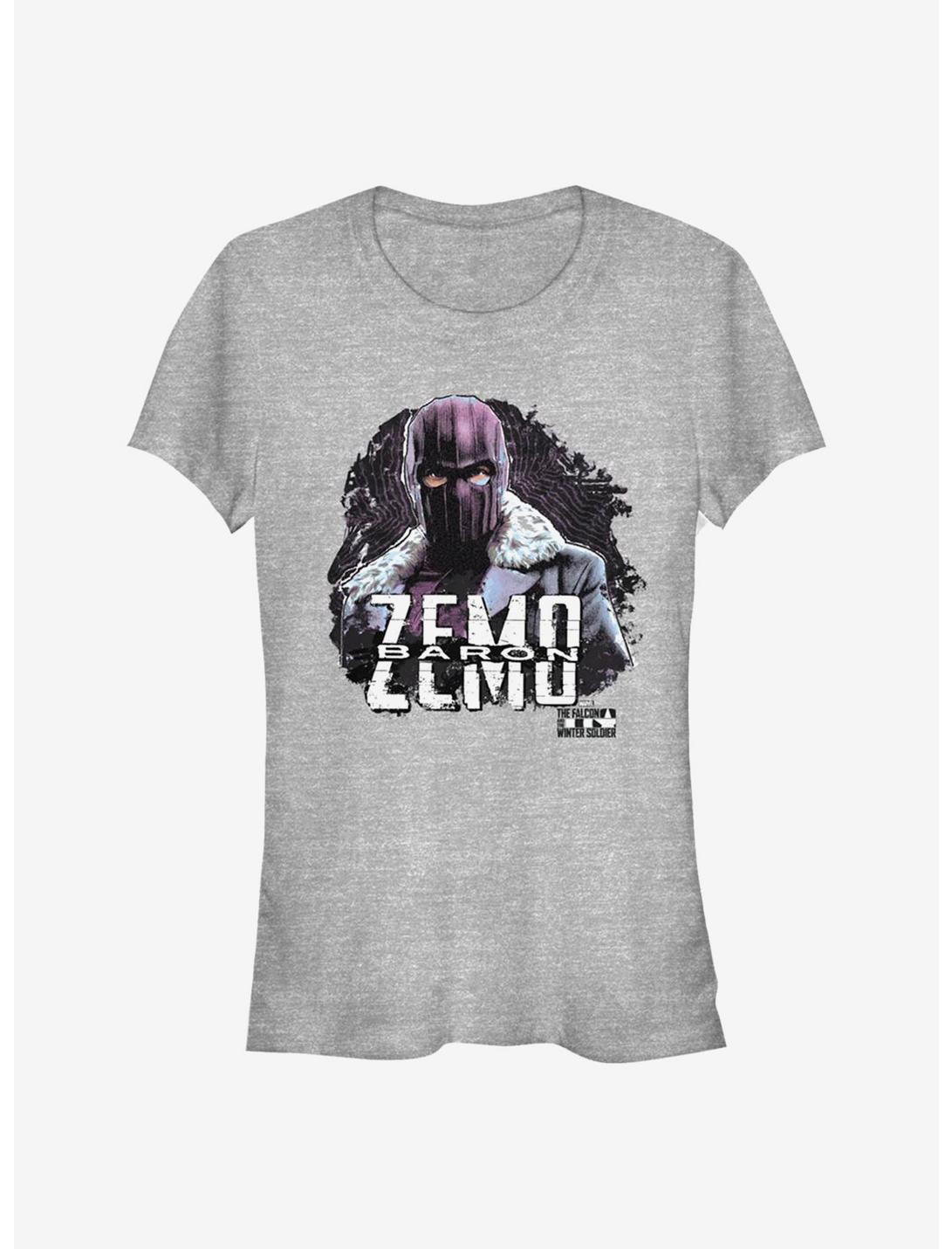 Marvel The Falcon And The Winter Soldier Underworldly Heir Baron Zemo Girls T-Shirt, ATH HTR, hi-res