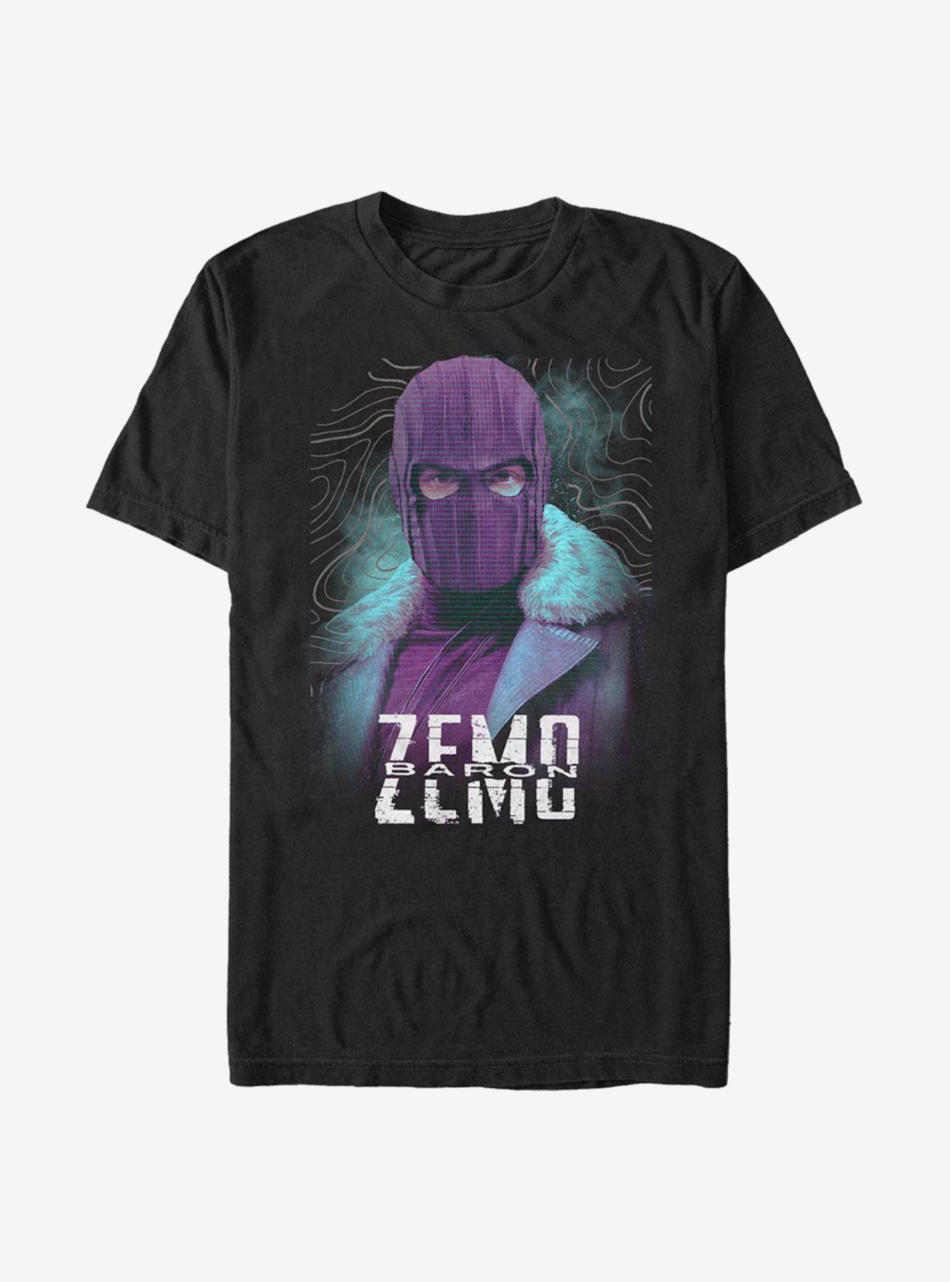 Marvel The Falcon And The Winter Soldier Baron Zemo T-Shirt, BLACK, hi-res