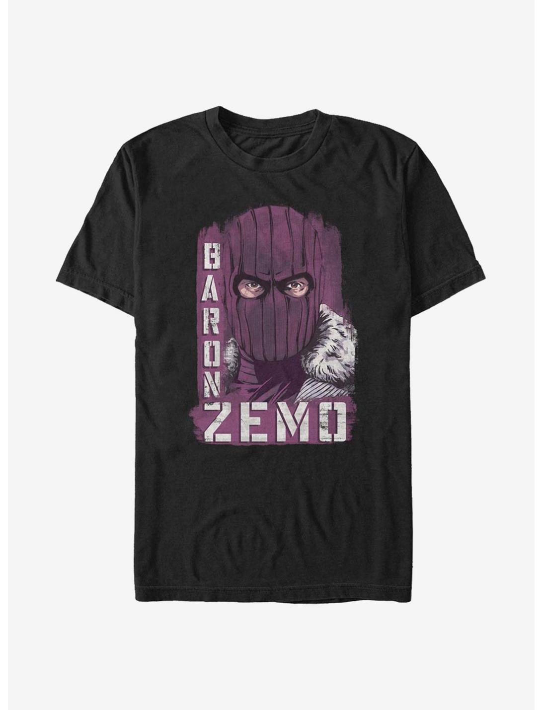 Marvel The Falcon And The Winter Soldier Named Baron Zemo T-Shirt, BLACK, hi-res