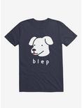 Blep Dog T-Shirt, NAVY, hi-res